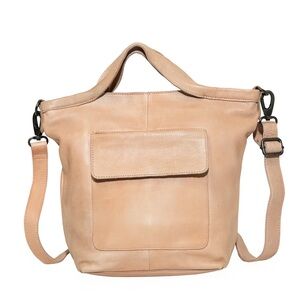 LATICO Bianca Crossbody Leather Bag in Rosa